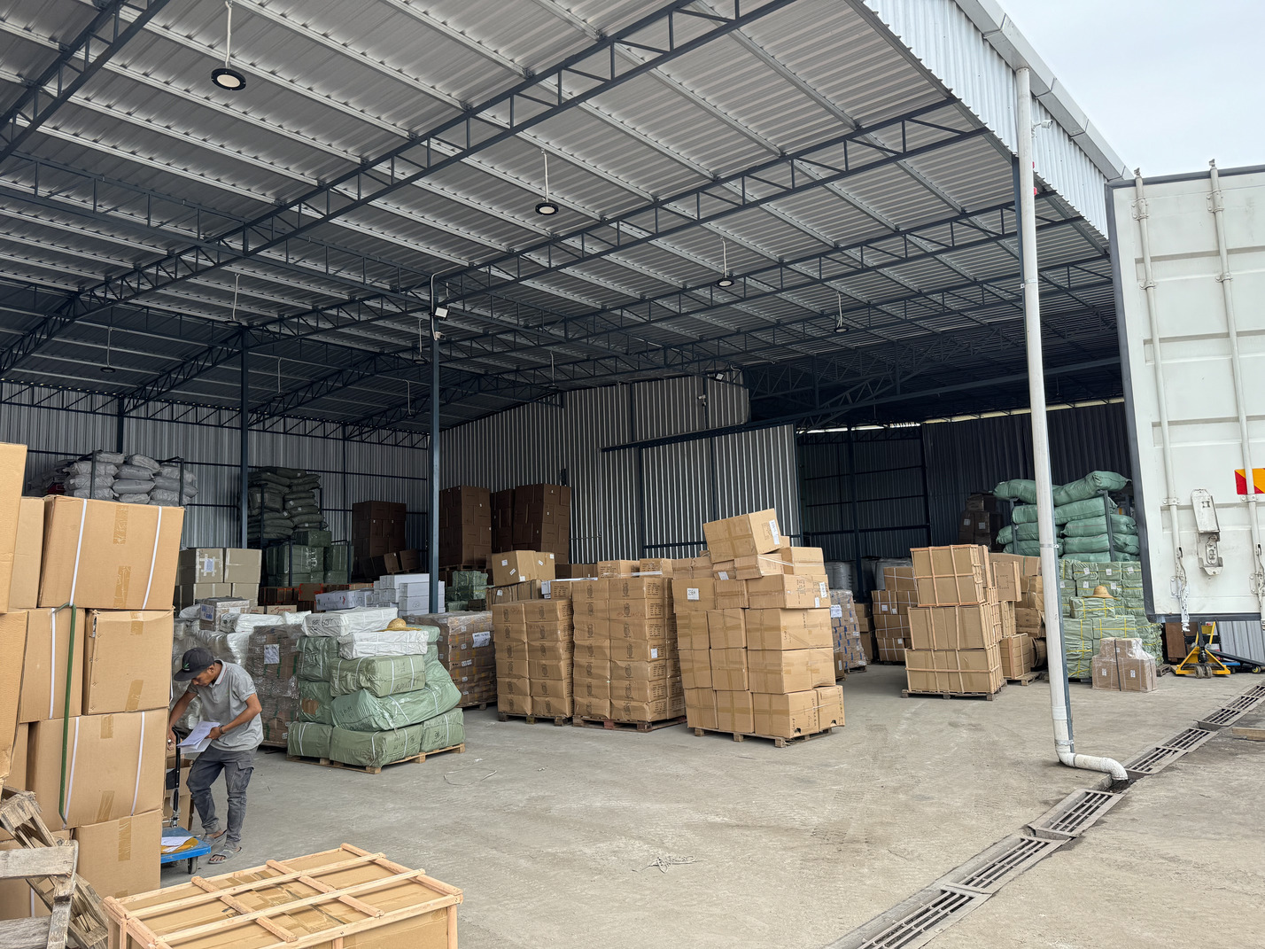 JCG warehouse facility interior